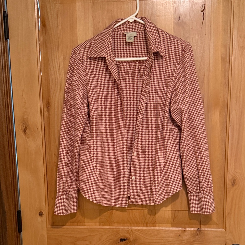 Banana Republic Red Checkered Shirt